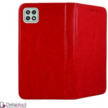 Telone grynos odos dėklas - raudonas (telefonui Samsung A22 5G)